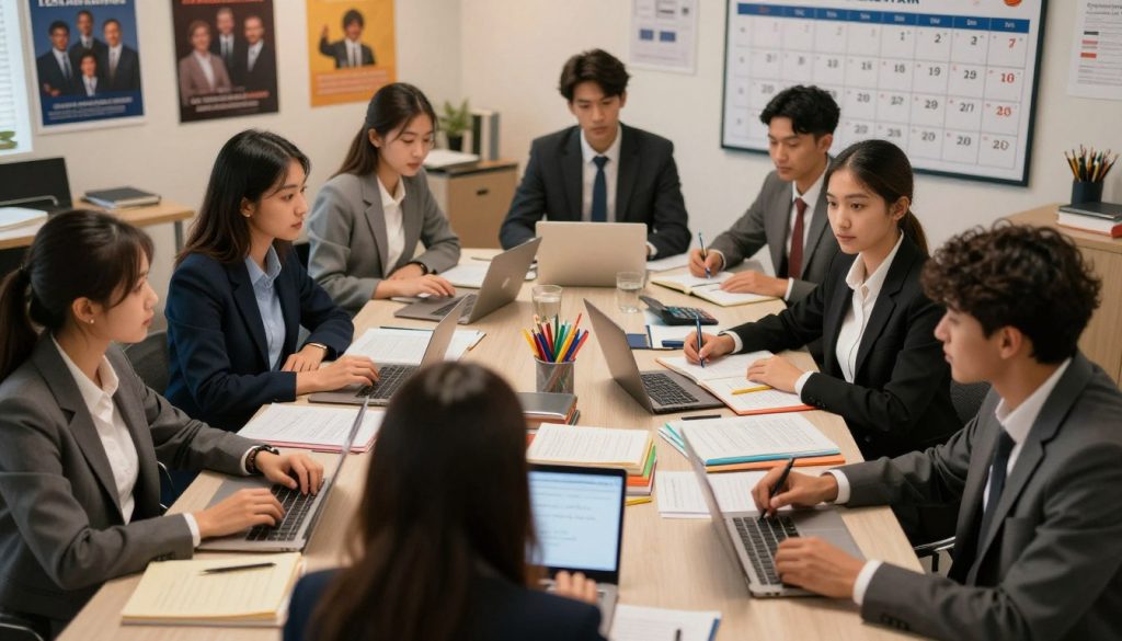 various exam subjects and types