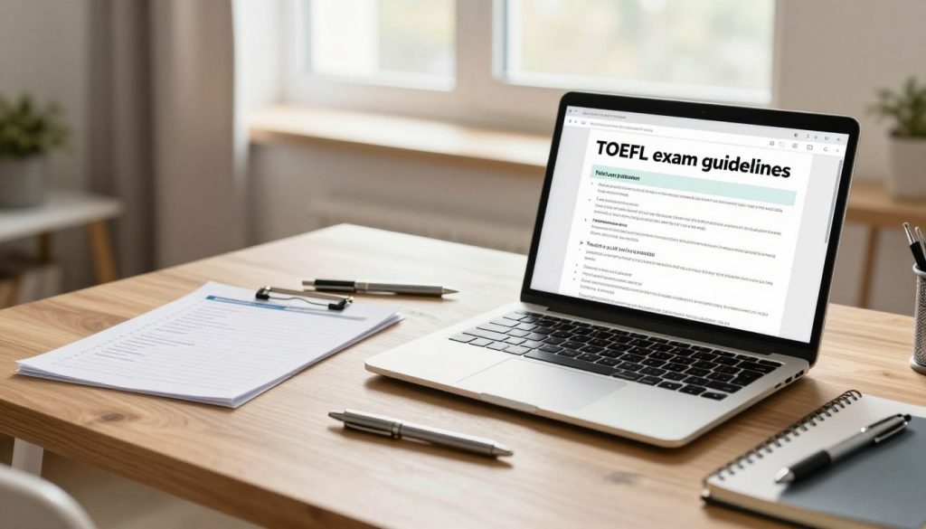TOEFL exam guidelines