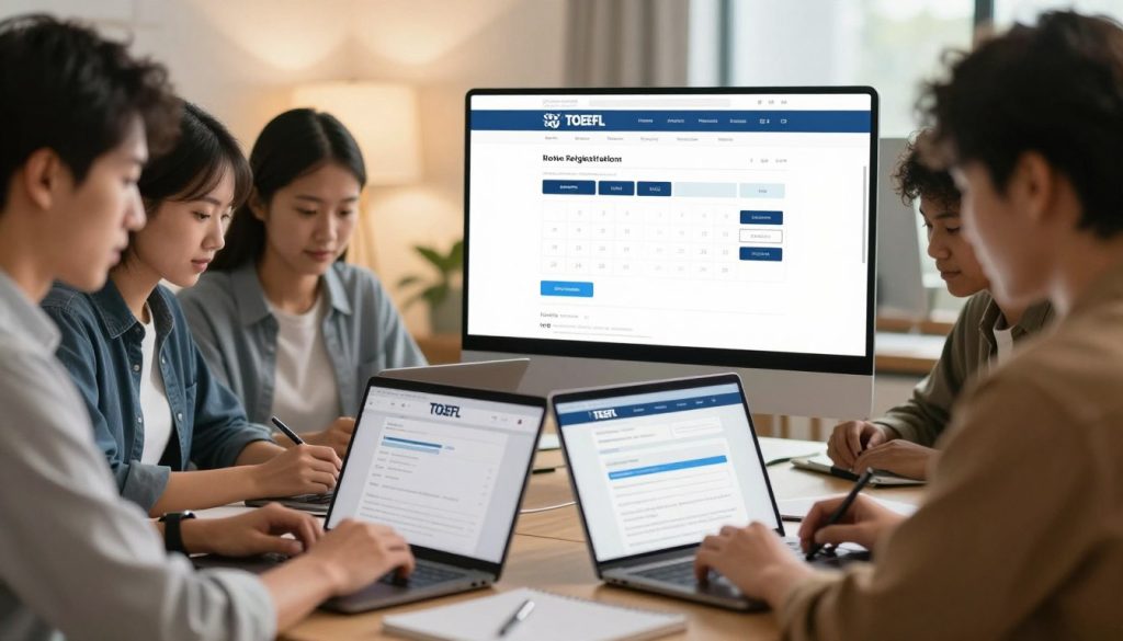 TOEFL registration process