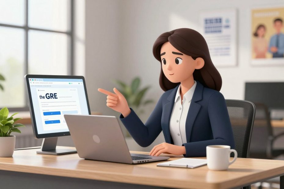 sign up to take the gre
