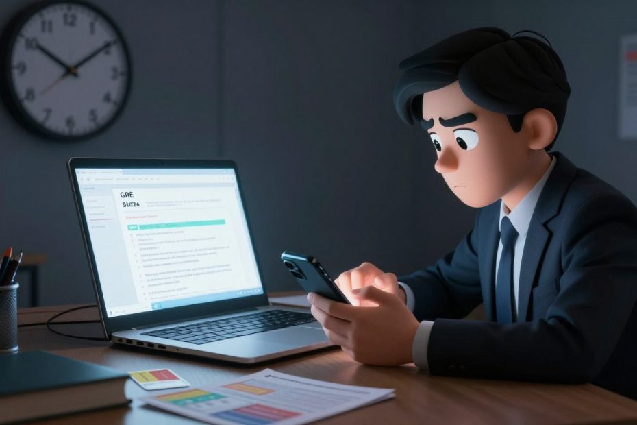 gre online test cheating