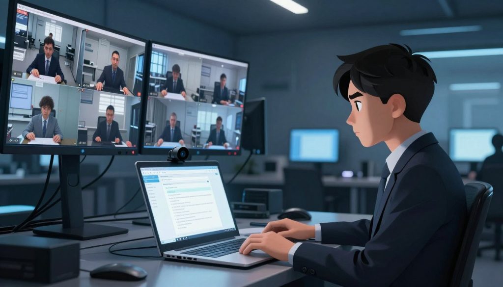 online exam surveillance gre online test cheating