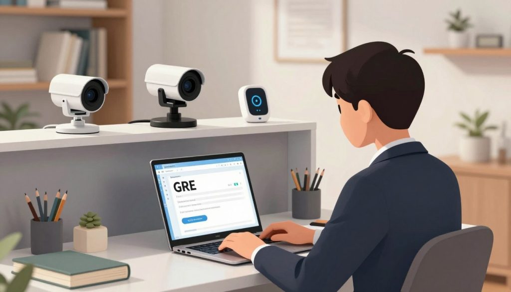 GRE home test security and remote proctoring gre home test cheat
