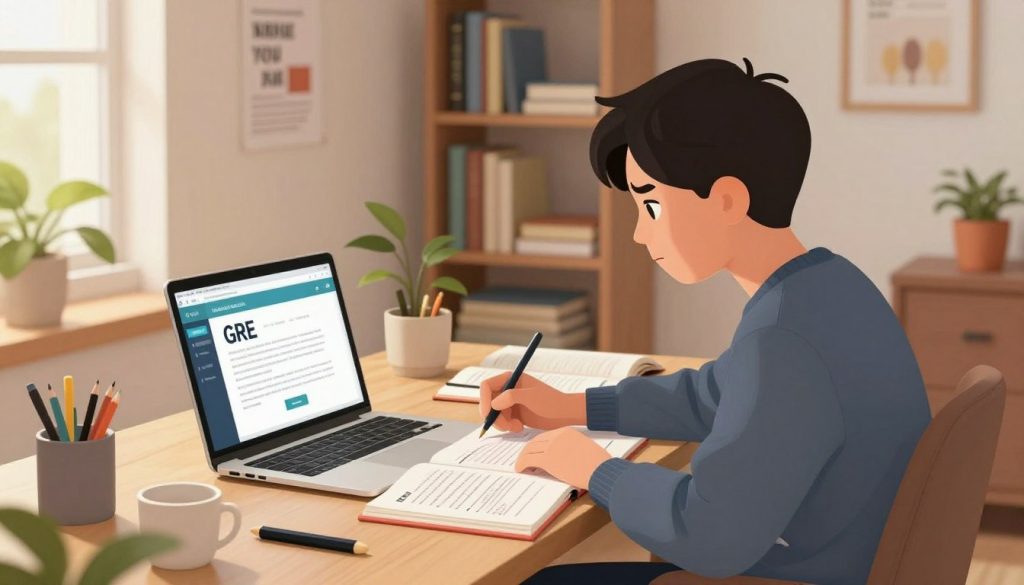 gre test at home experience
