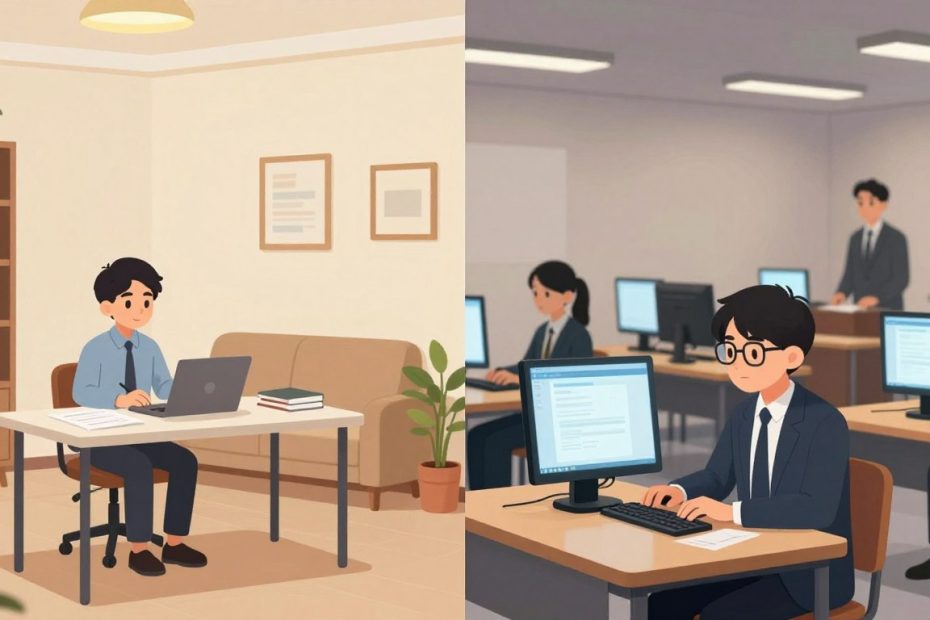 taking the gre from home