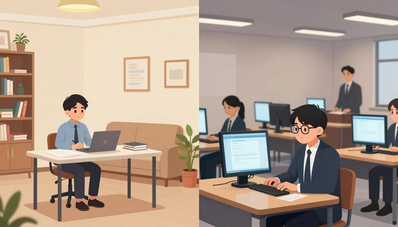 taking the gre from home
